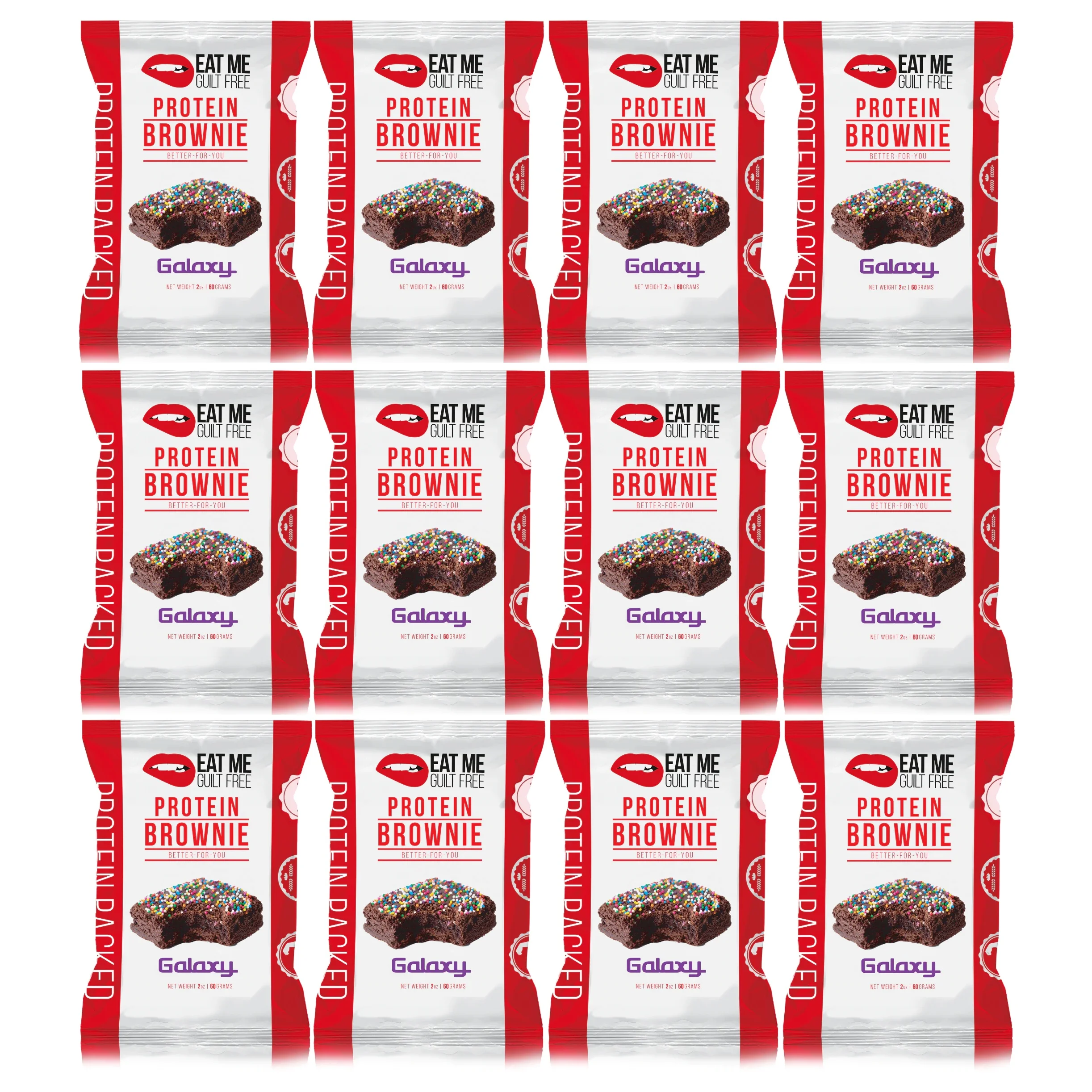 Eat Me Protein Brownie Galaxy 55gm x 12pcs 1