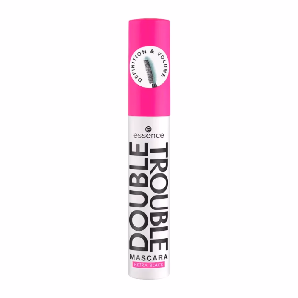 Essence Double Trouble Mascara Extra Black – Volumizing & Defining Black Mascara 1