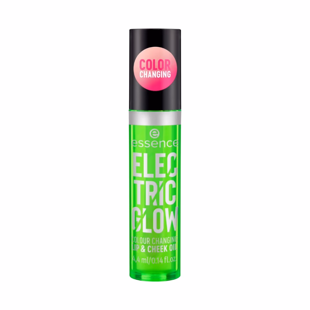 Essence Electric Glow Colour Changing Lip & Cheek Oil – pH-Adapting Hydrating Tint