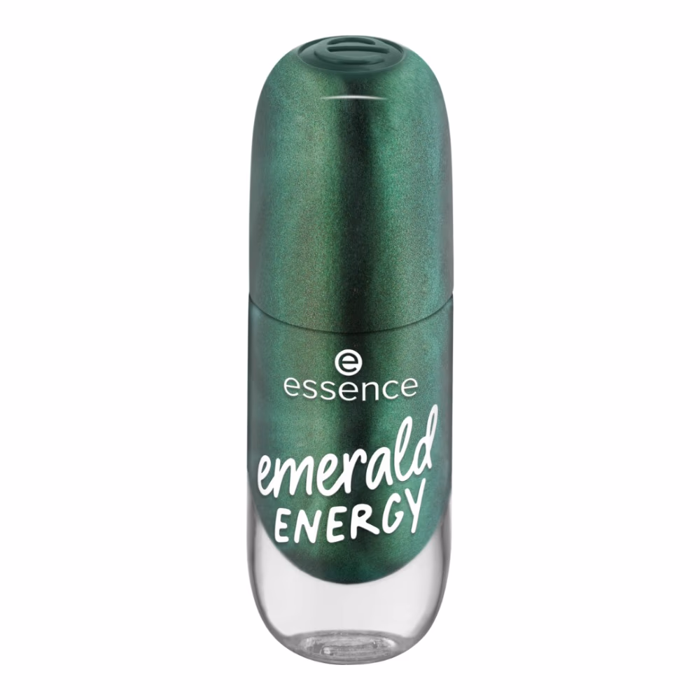 Essence Gel Nail Colour 73 Emerald Energy – Glossy Long Lasting Green Nail Polish 1
