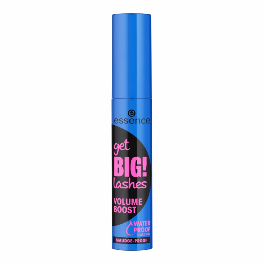 Essence Get Big! Lashes Volume Boost Waterproof Mascara – Long Lasting Volumizing Waterproof Black Mascara