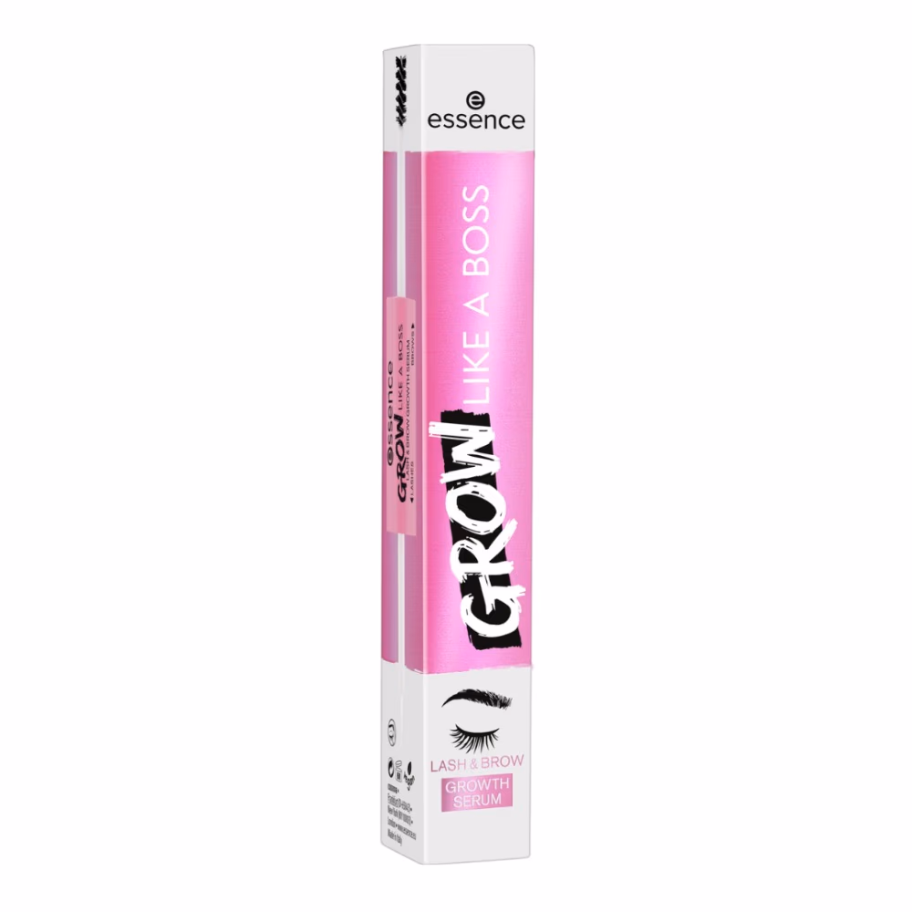 Essence Grow Like A Boss Lash & Brow Growth Serum – Strengthening Serum for Fuller Lashes & Brows