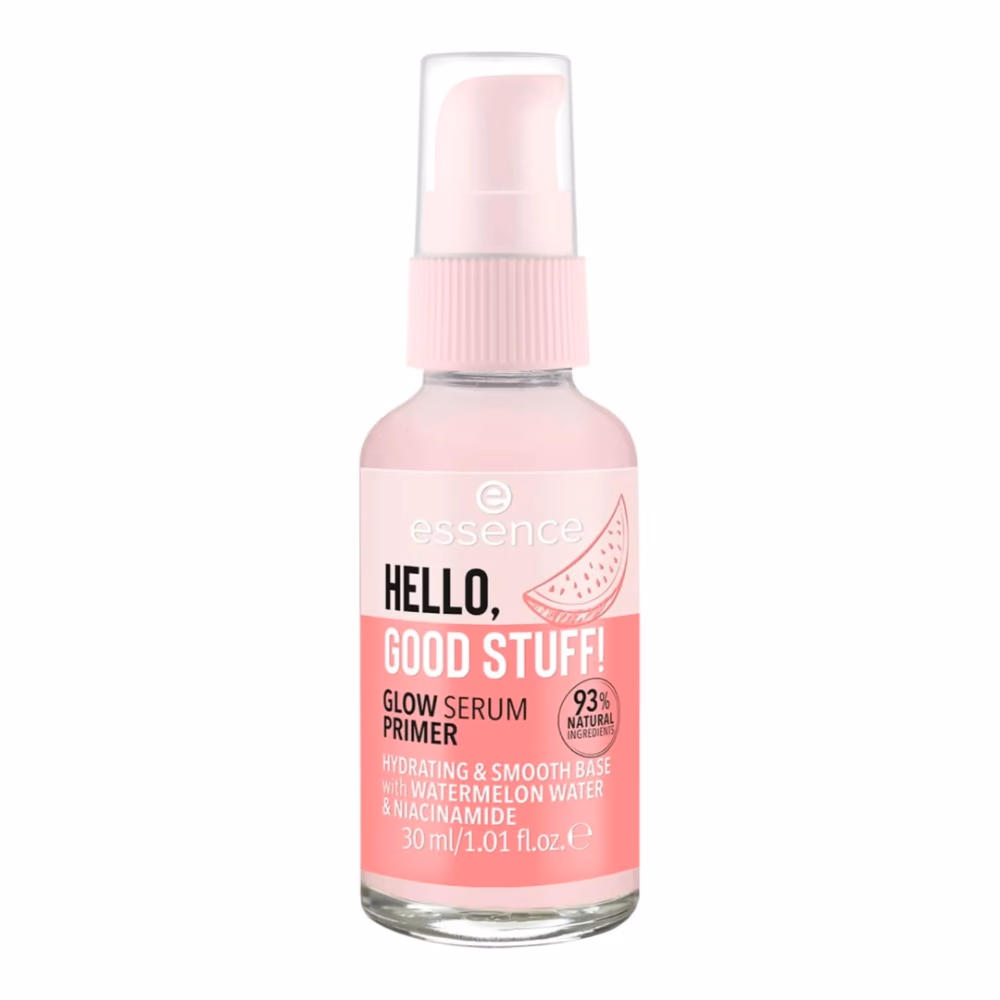 Essence Hello Good Stuff Glow Serum Primer – Hydrating Face Primer with Niacinamide & Watermelon Extract 1