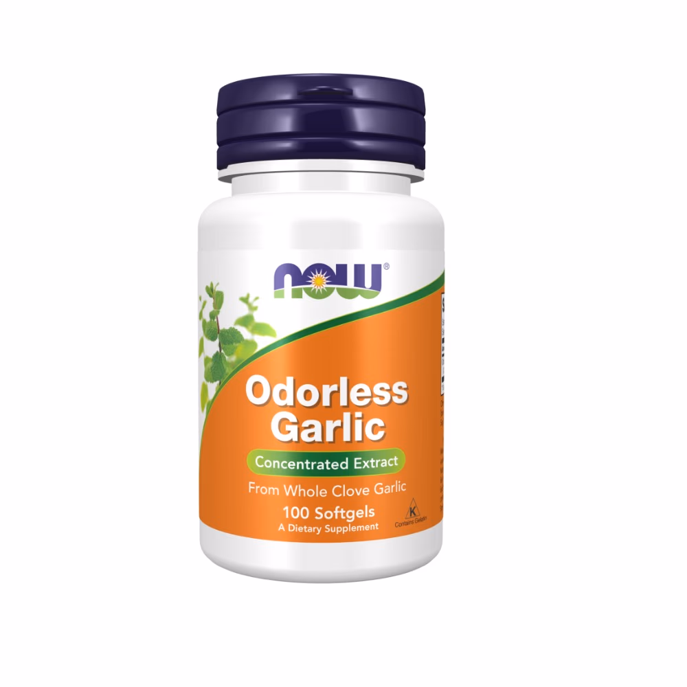 Now Odourless Garlic 100 Softgels