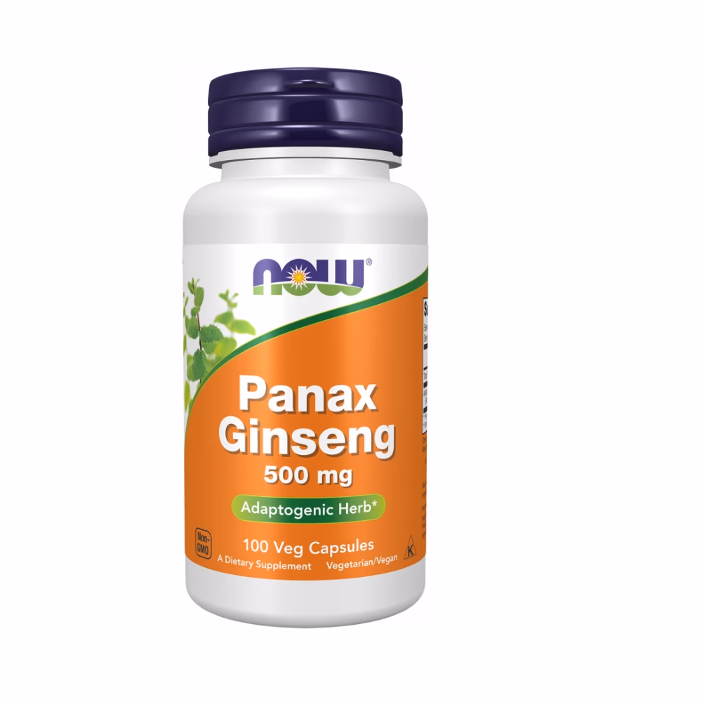 Now Panax Ginseng 500mg 100 Veg Caps 1
