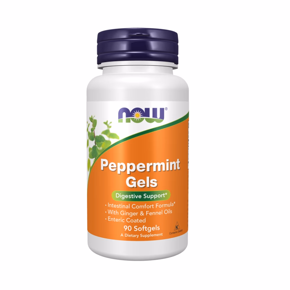 Now Peppermint Gels 90 Softgels