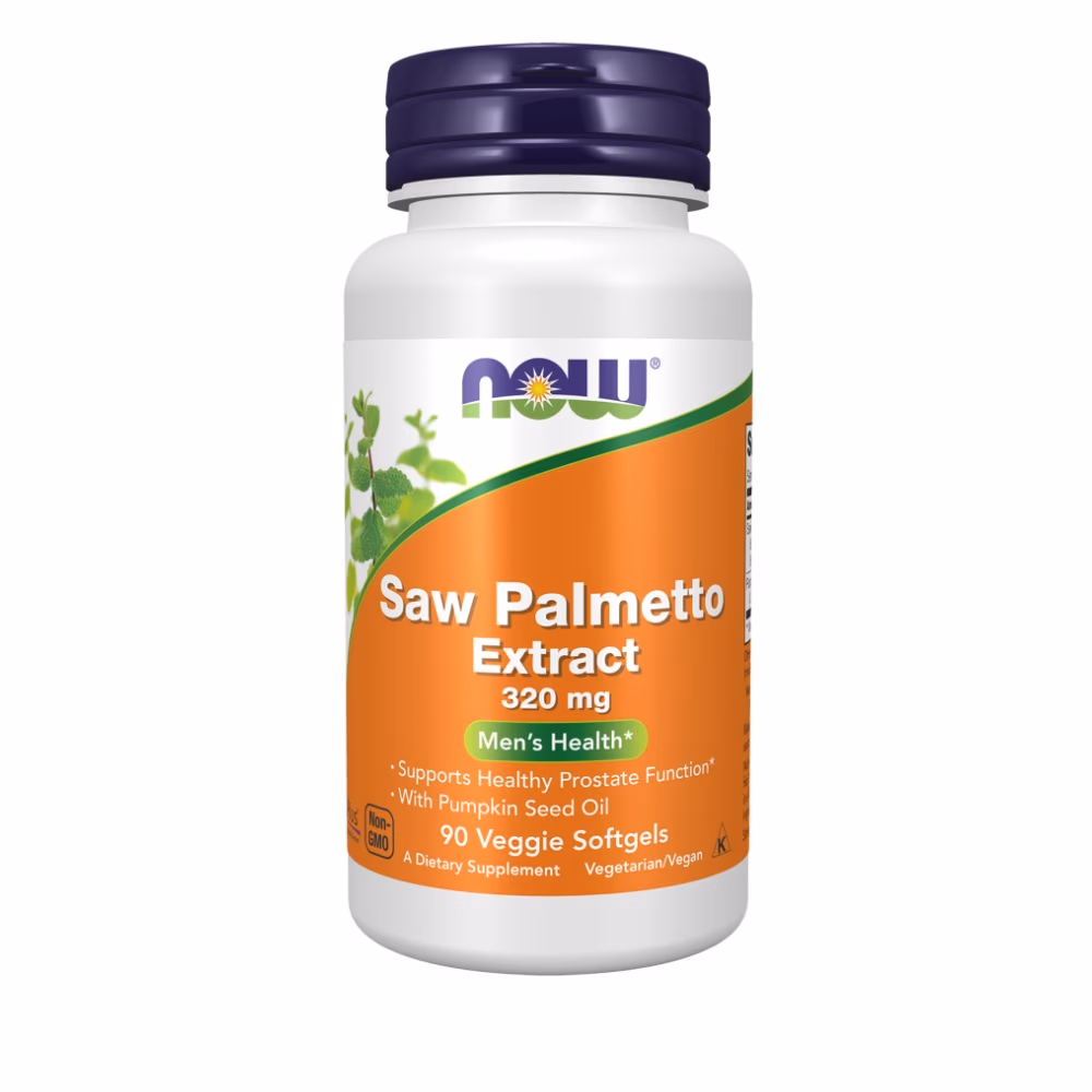 Now Saw Palmetto Extract 320mg 90 Veg Capsules
