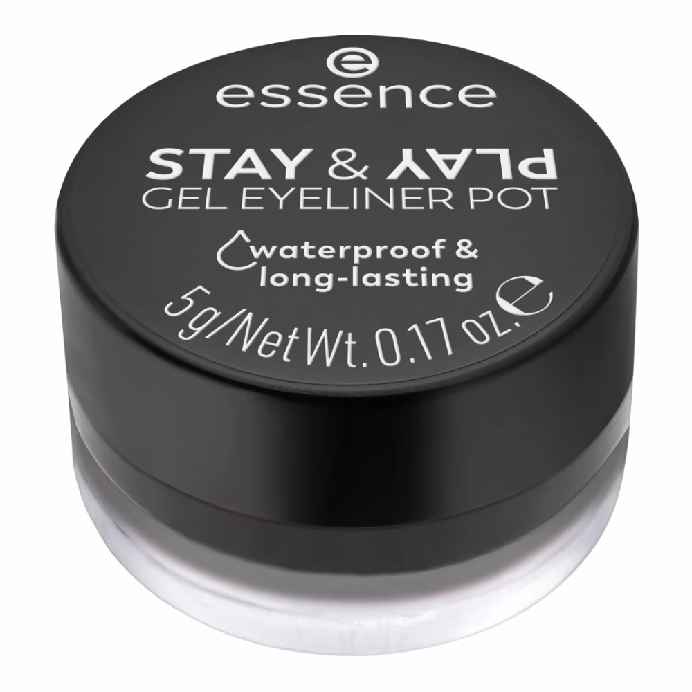 Essence Stay & Play Gel Eyeliner Pot 01- Black 1