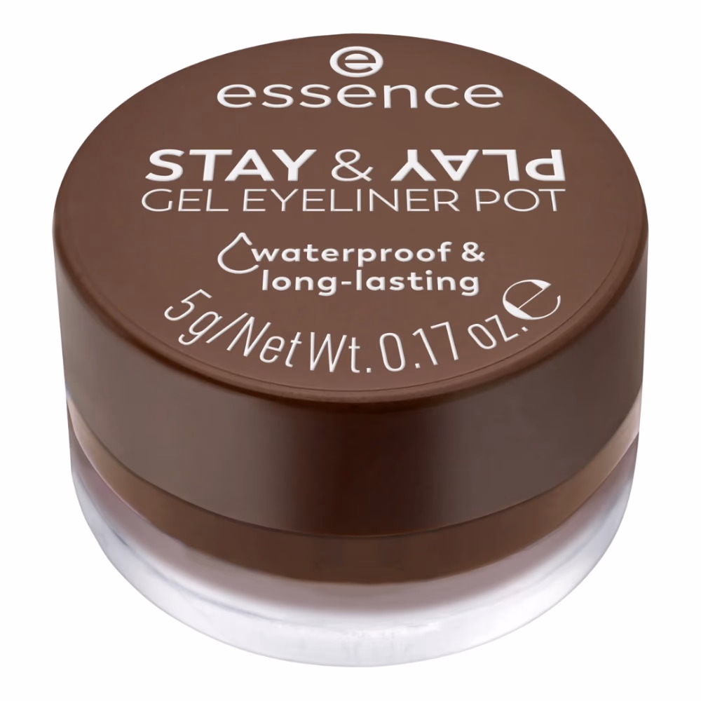 Essence Stay & Play Gel Eyeliner Pot 02-Brown
