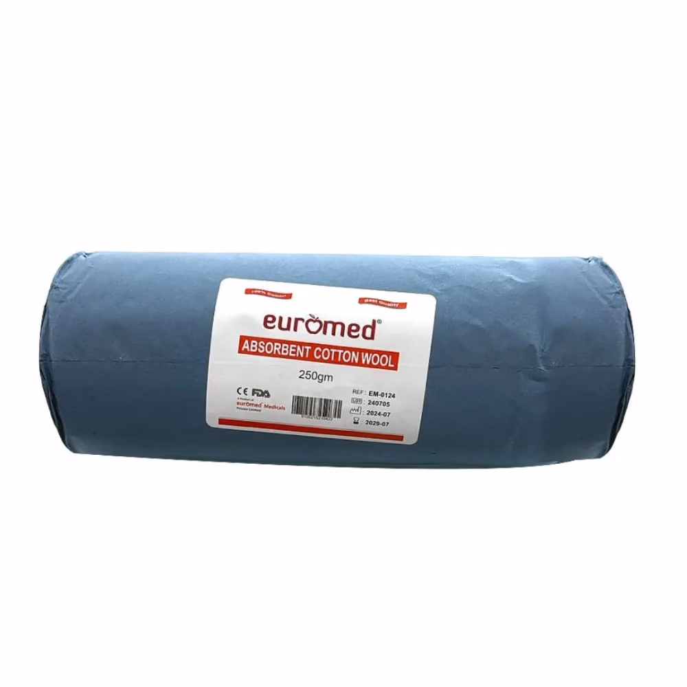 Euromed Absorbent Cotton 250g 1