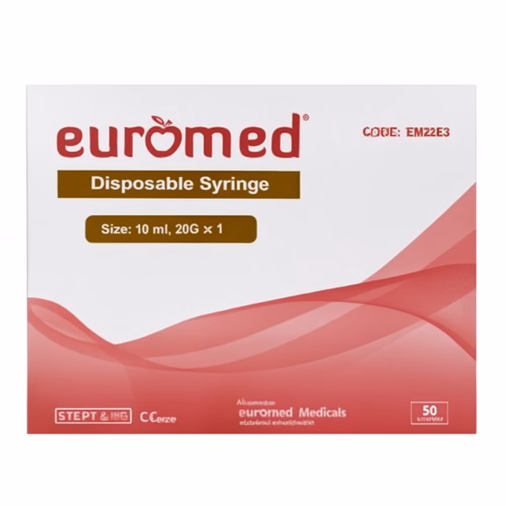 Euromed Disposable Syringe 10ML