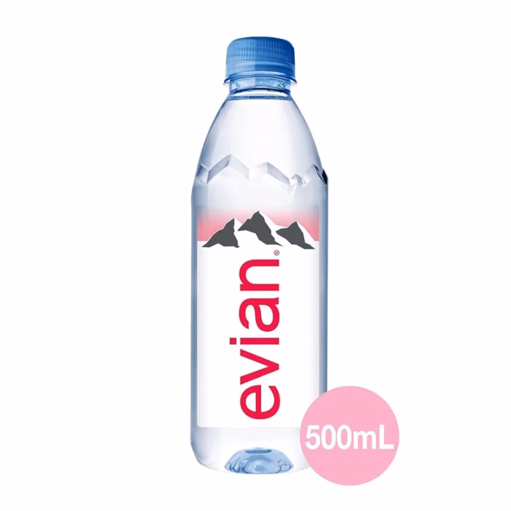 Evian Natural Mineral Water 500ML 1