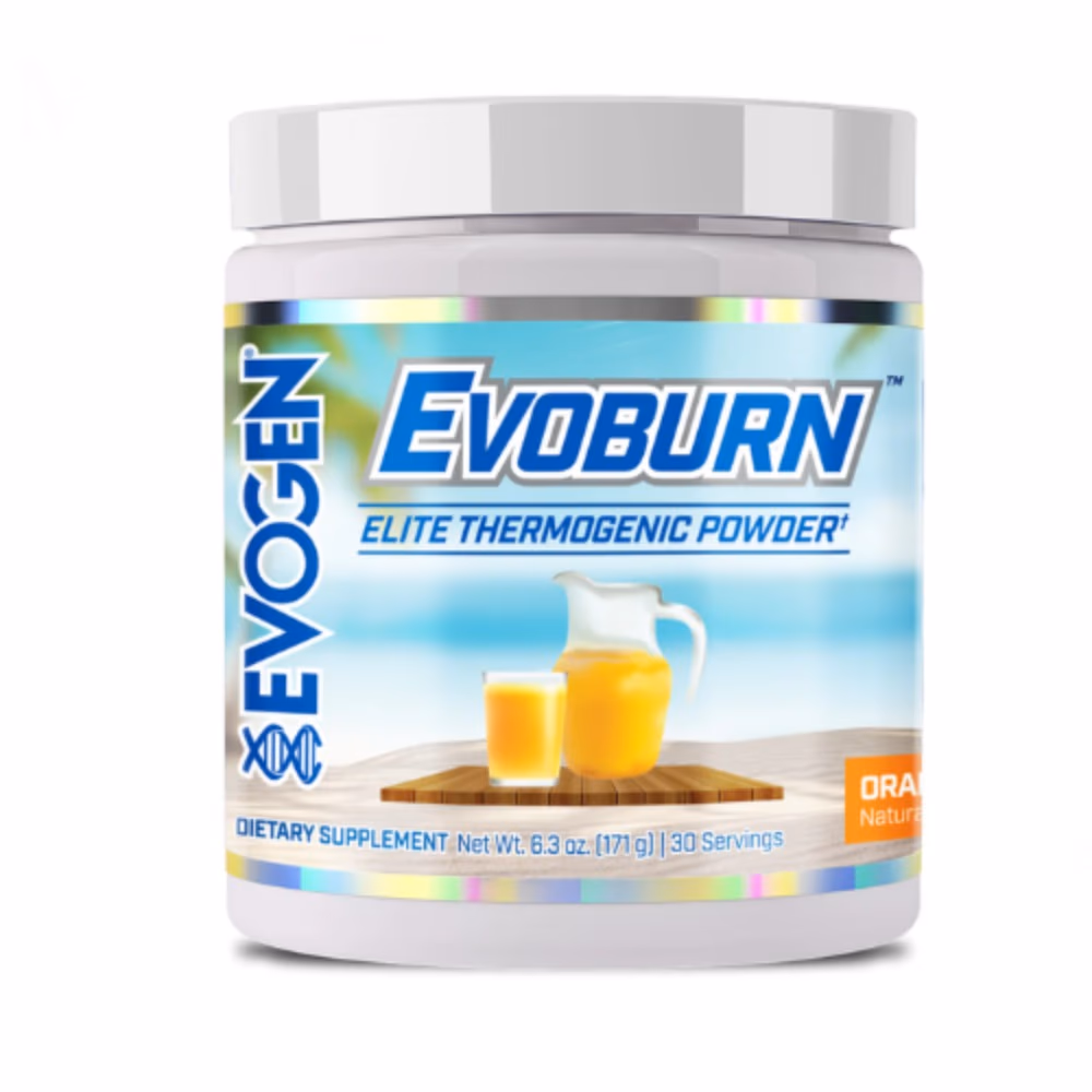Evogen Evoburn Elite Thermogenic Powder - Orange Sunrise Flavor, 171g (30 Servings)