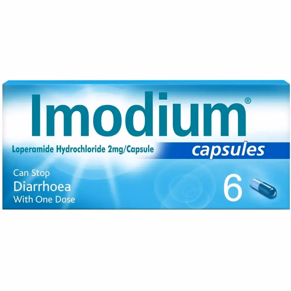 IMODIUM 2mg Capsules 6s 1