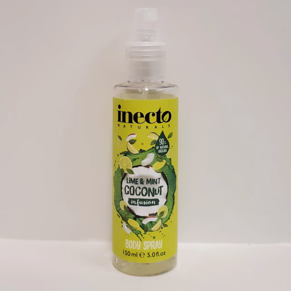 INECTO Lime and Mint Coconut Body Spray 150ml 1