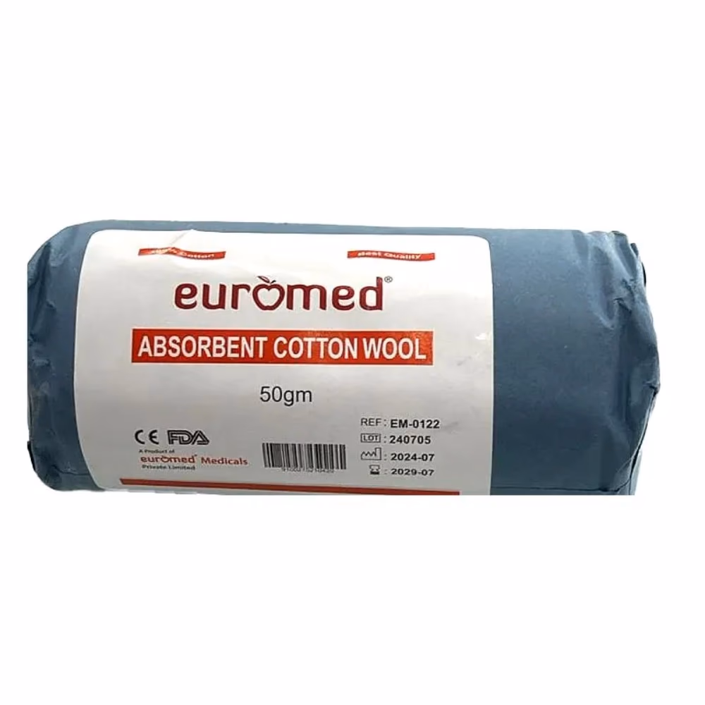 Euromed Absorbent Cotton 50g 1
