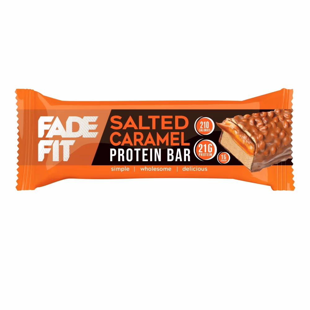 Fade Fit Salted Caramel Protein Bar – 55g