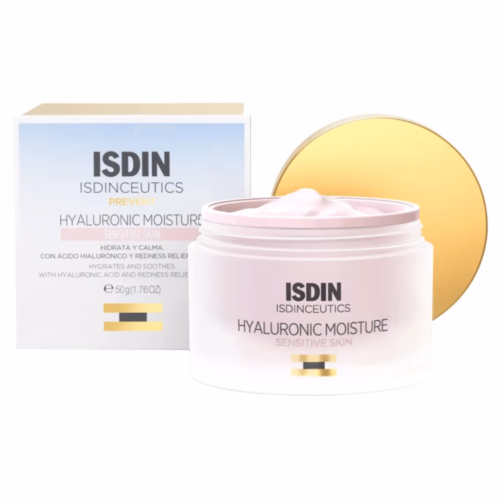 ISDIN HYALURONIC MOISTURE SENSITIVE SKIN CREAM 50G - Hydrating & Soothing for Sensitive Skin 1