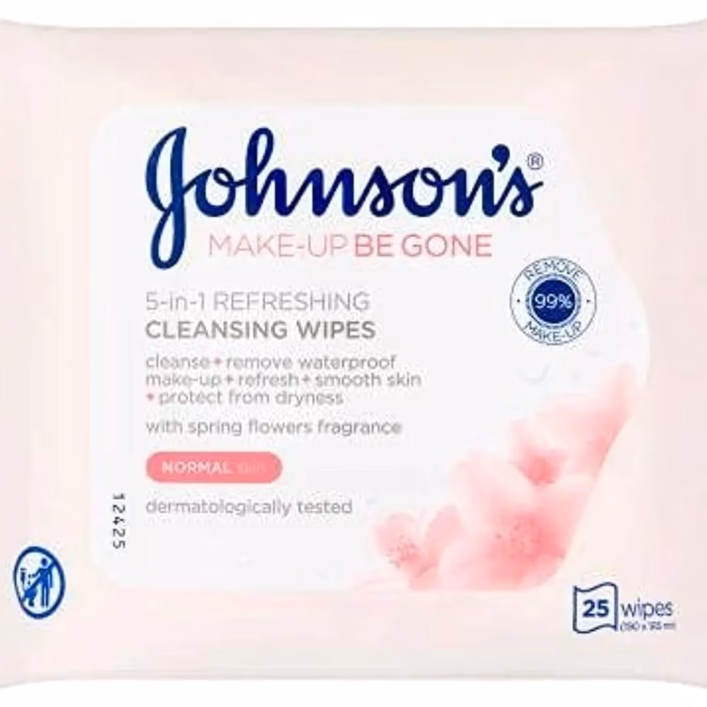JOHNSON'S 5IN1 Refreshing Wipes 25PS for Normal Skin 1