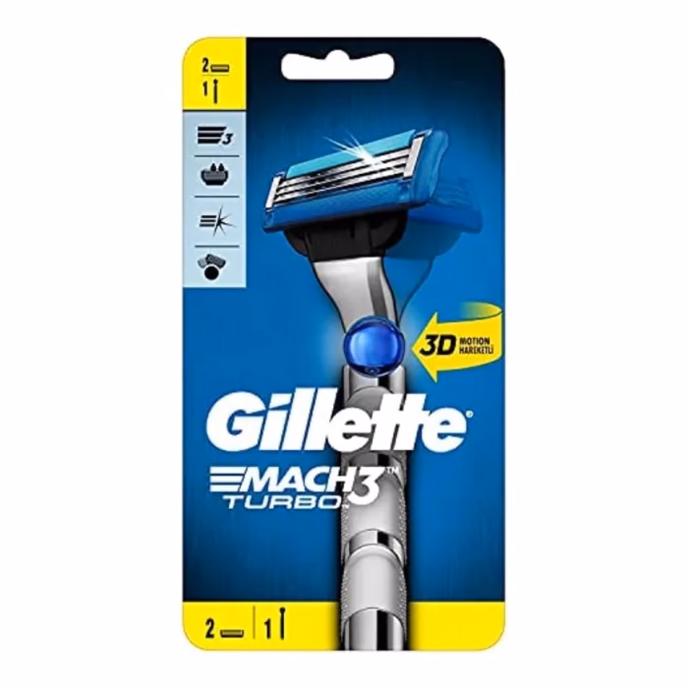 Gillette Mach3 Turbo Razor+2 1