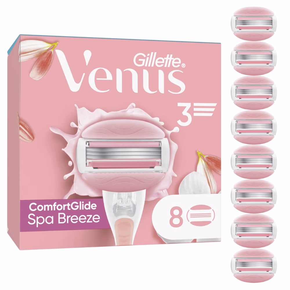 Gillette Venus ComfortGlide Spa Breeze Blades 8S