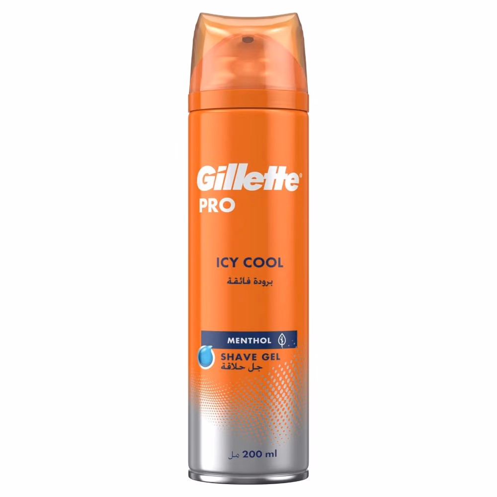 Gillette Pro Icy Cool Shave Gel Menthol 200ML 1
