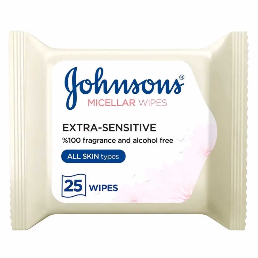Johnson's Face Care Wipes Fragrance Free 25s 1