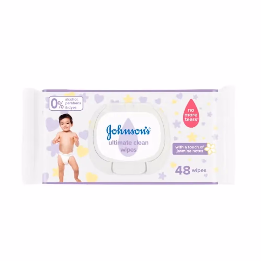 JOHNSON'S ULTIMATE CLEAN WIPES 48S