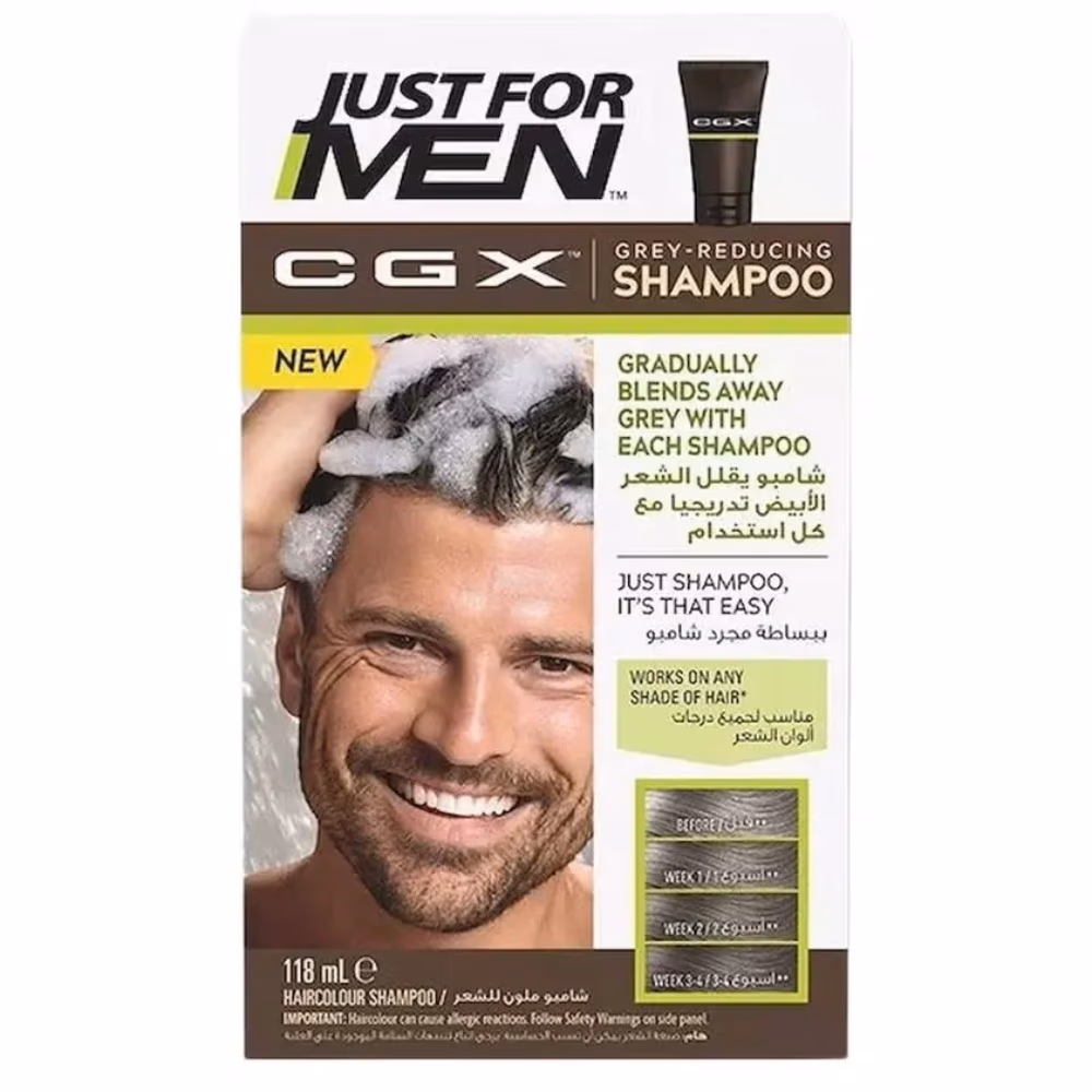 JustForMen Control GX Grey Reducing Shampoo 118ml