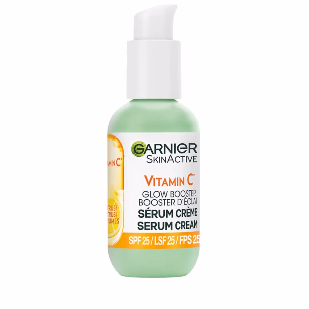 GARNIER VITC 2-In-1 Brightening Glow Boost Serum Cream 50m