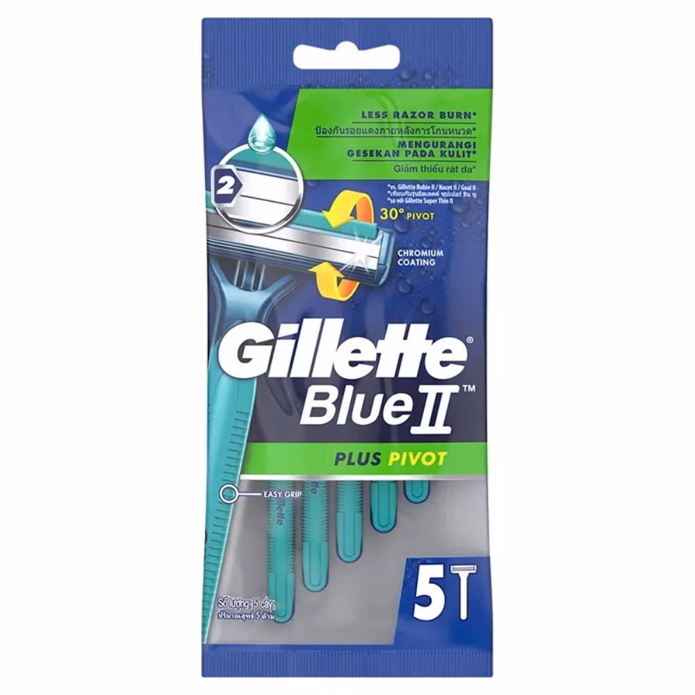 Gillette Blue 2 Plus Pivot Razors 5s