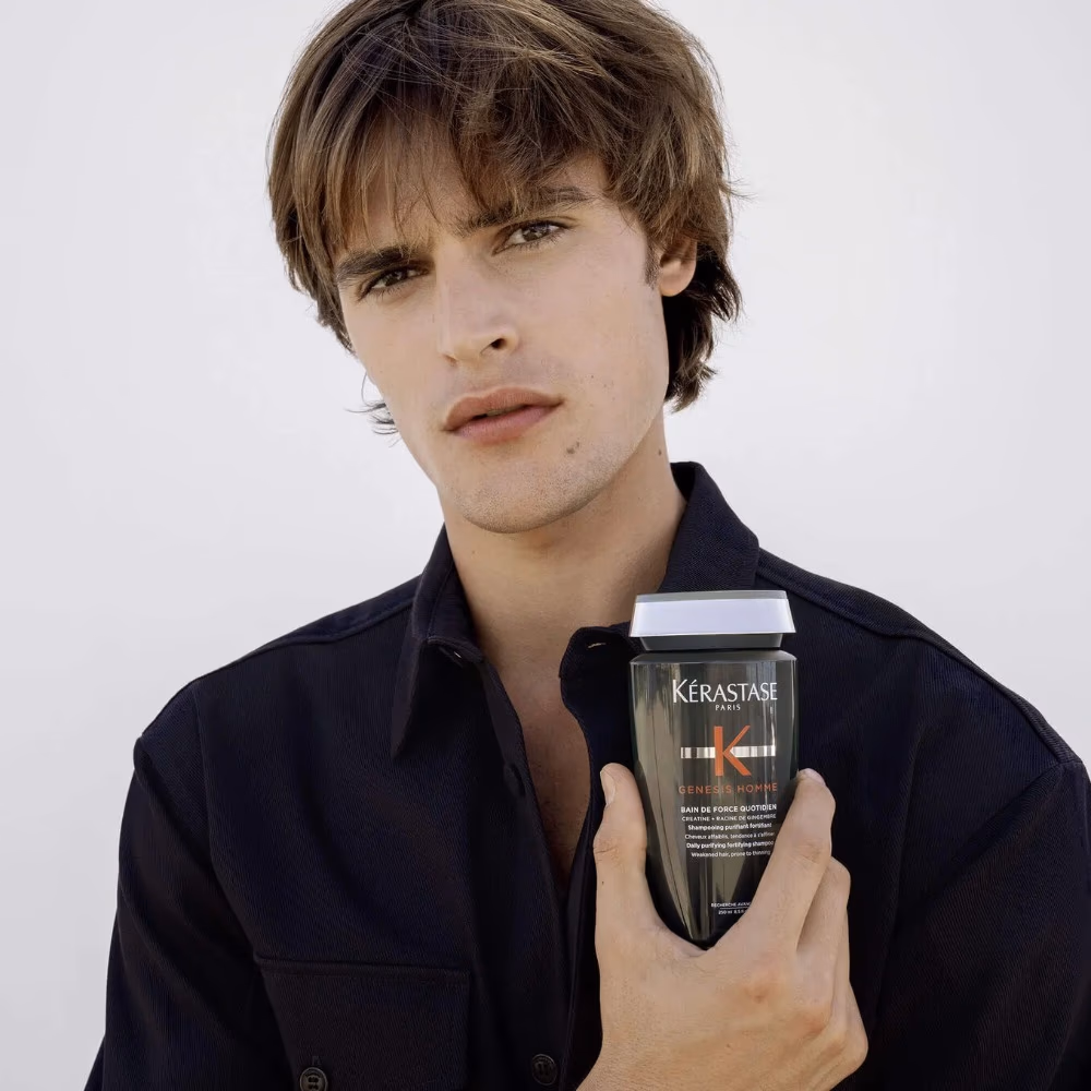 Kerastase Genesis Homme Shampoo 250ml – Fortifying Daily Cleanser for Men 5