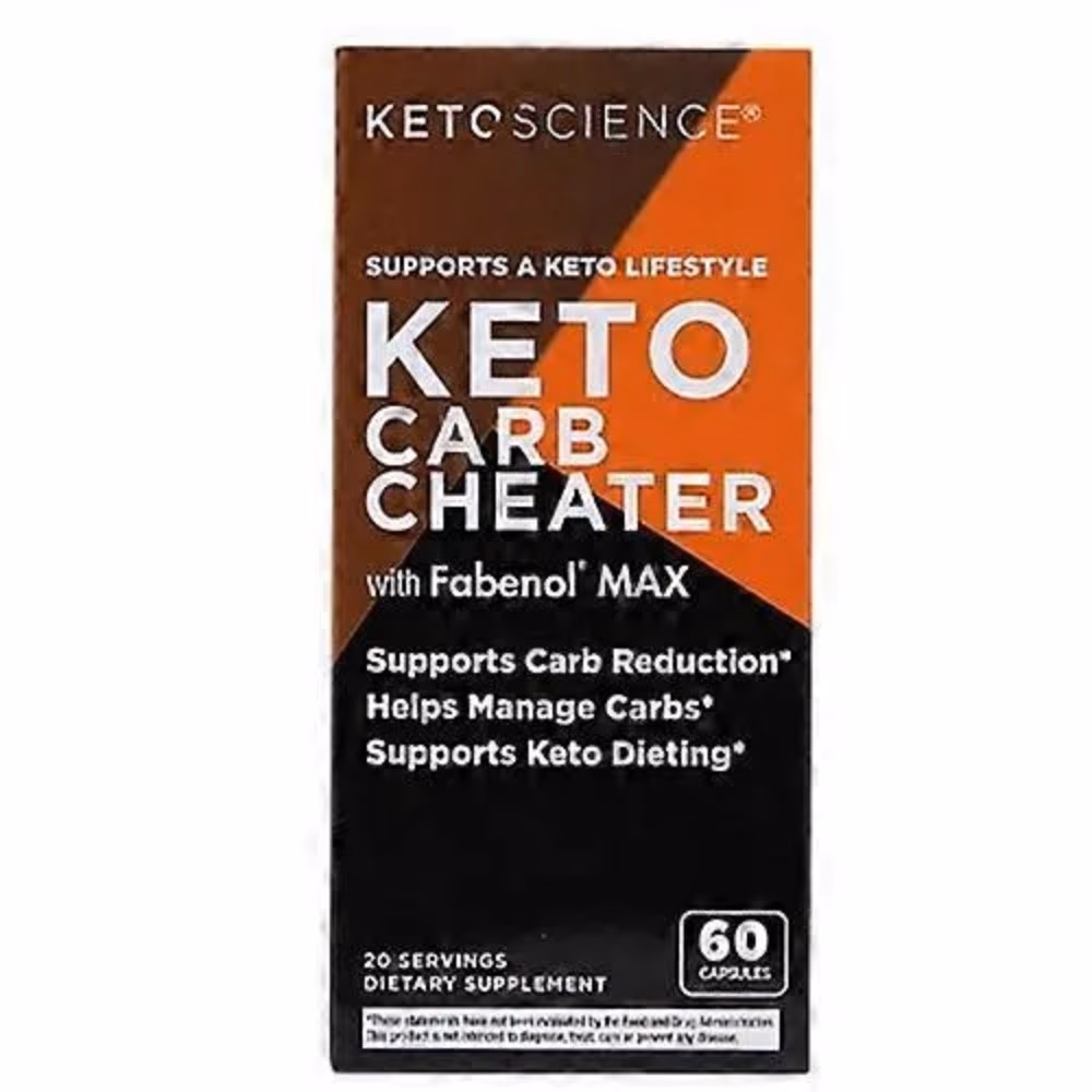 KETOSCIENCE KETO CARB CHEATER CAP 60S 1
