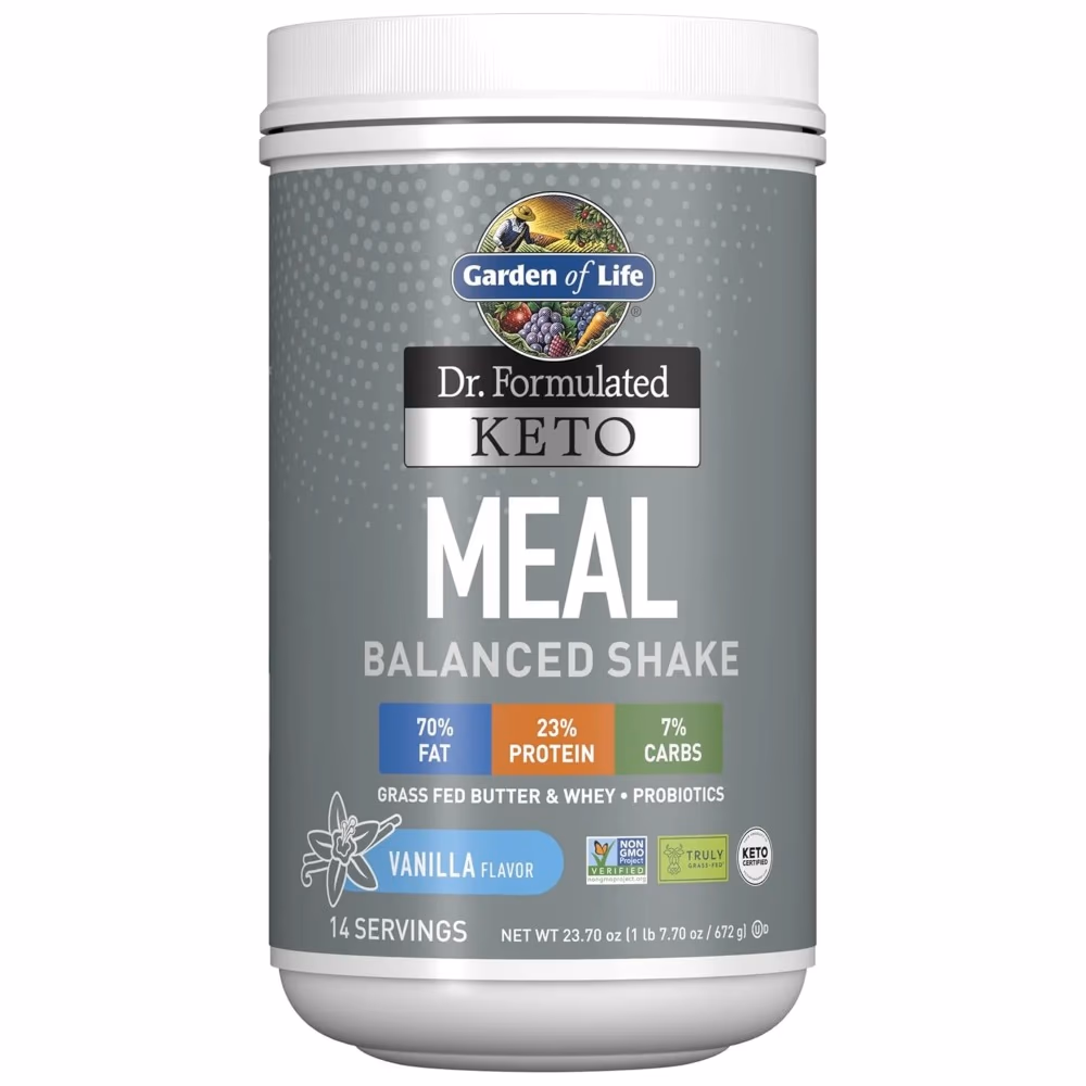 Garden of Life Dr. Formulated Keto Meal Balanced Shake 672g Vanilla