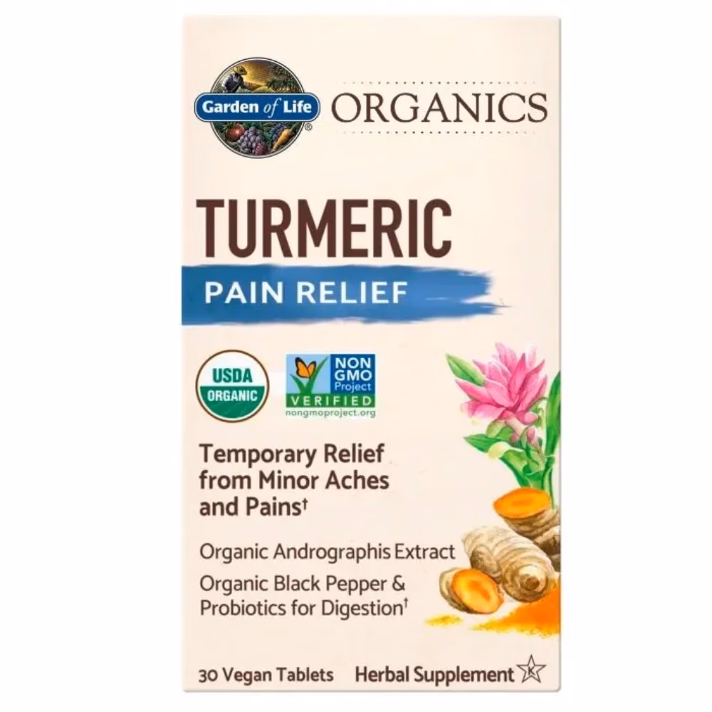 Garden of Life MyKind Extra Strength Turmeric 30 Veg Tabs 1