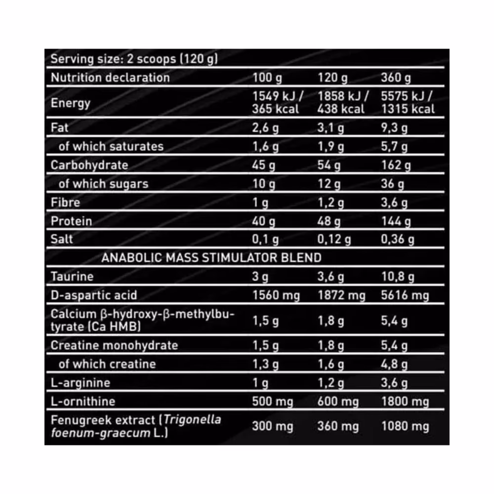 KL Anabolic Mass Vanilla 7kg 2