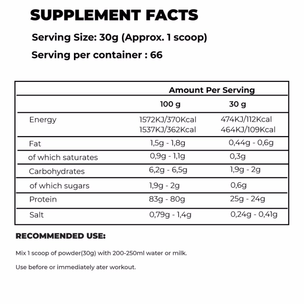 Kevin Levrone Gold Whey Strawberry 2KG 3