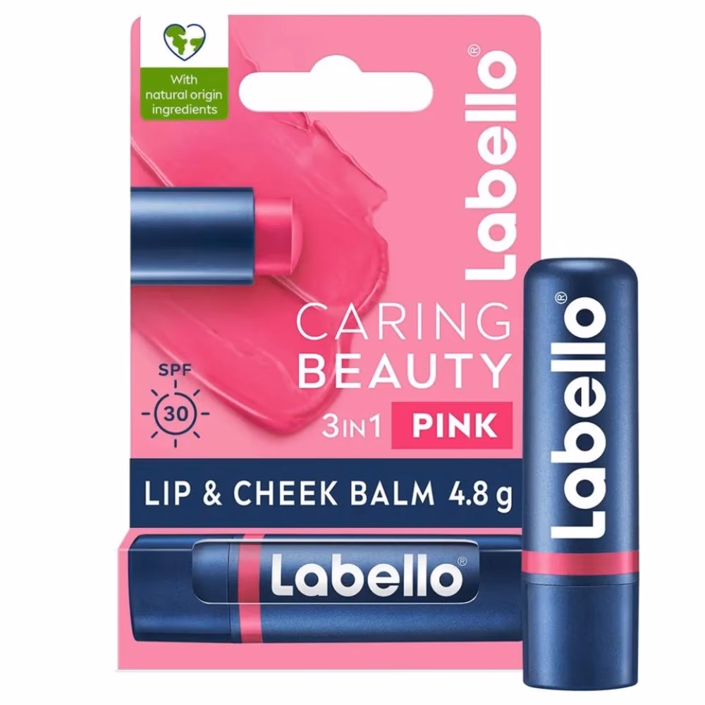 Labello Caring Beauty Lip & Cheek Pink 4.8GM