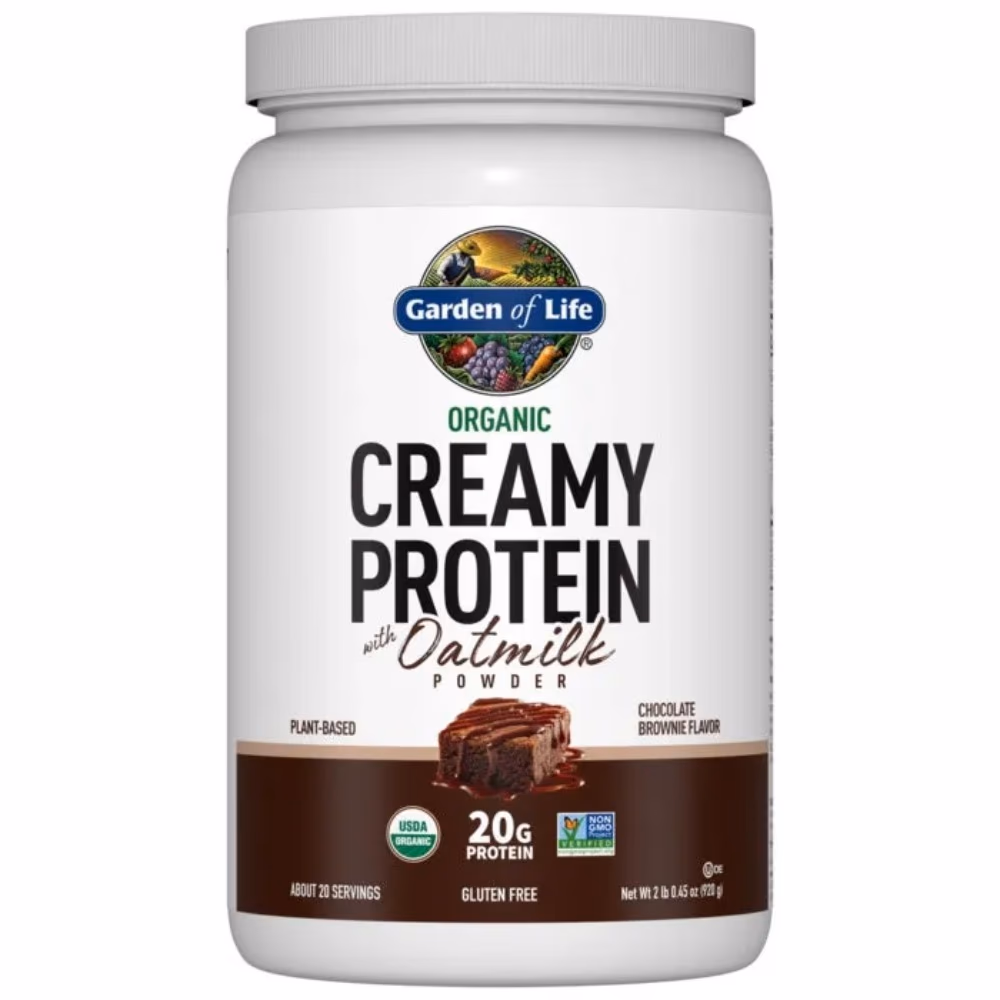 Garden of Life Organic Creamy Protein Oatmilk Powder Chocolate Brownie 920g