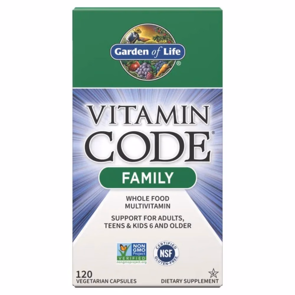 Garden of Life Vitamin Code Family 120 Vegetarian Capsules