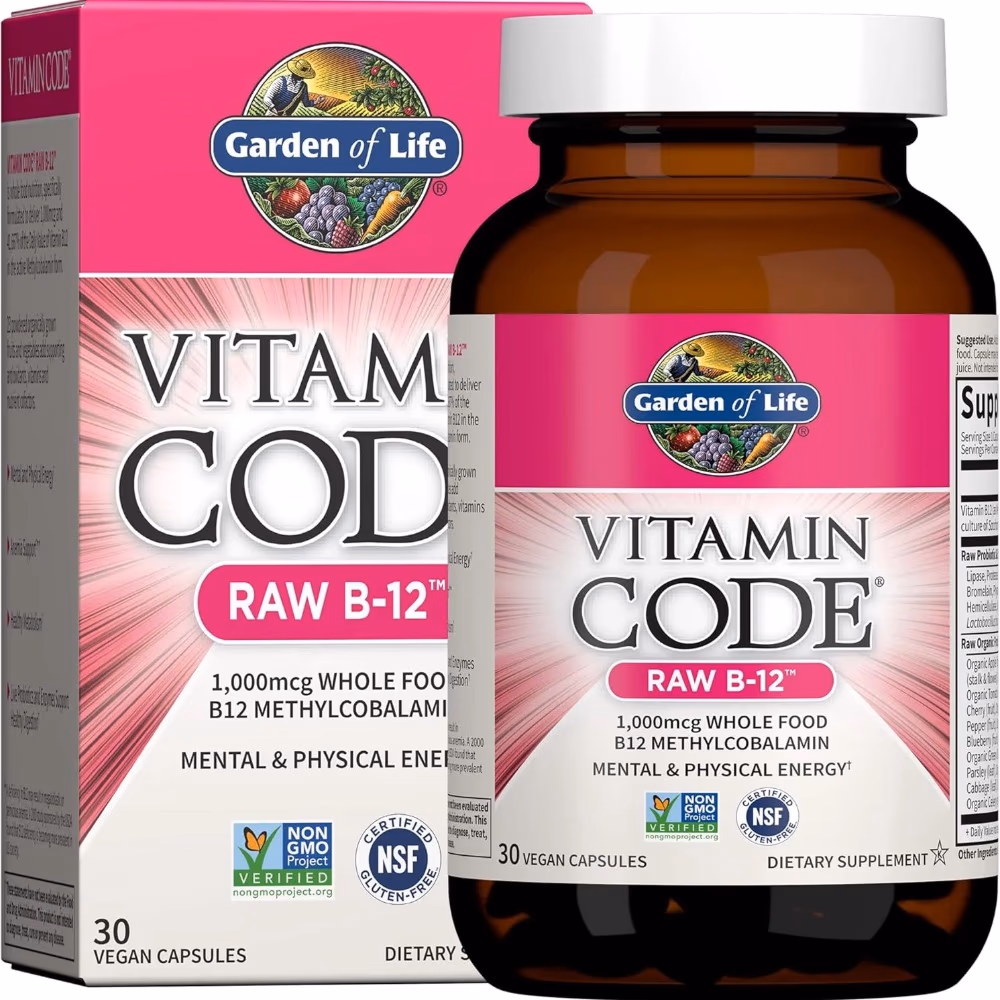 Garden of Life Vitamin Code Raw B12 30 Vegan Capsule