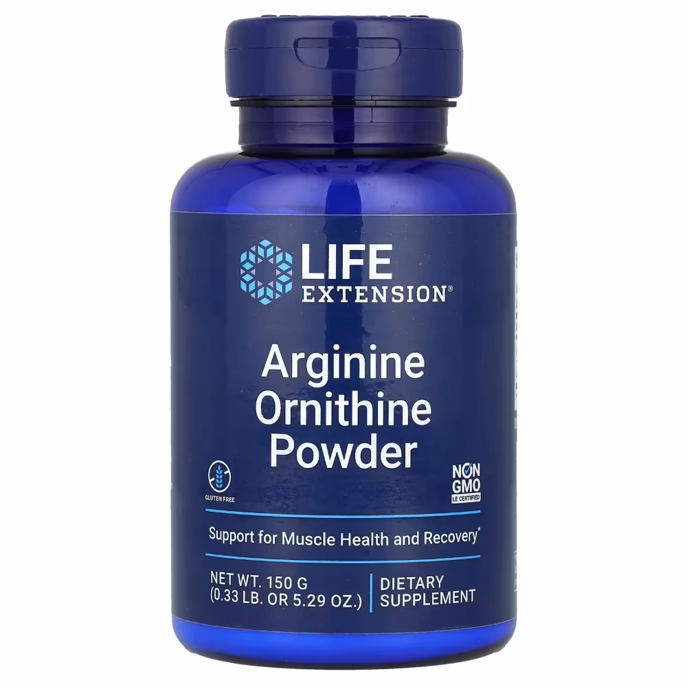 Life Extension Arginine Ornithine Powder 150g 1