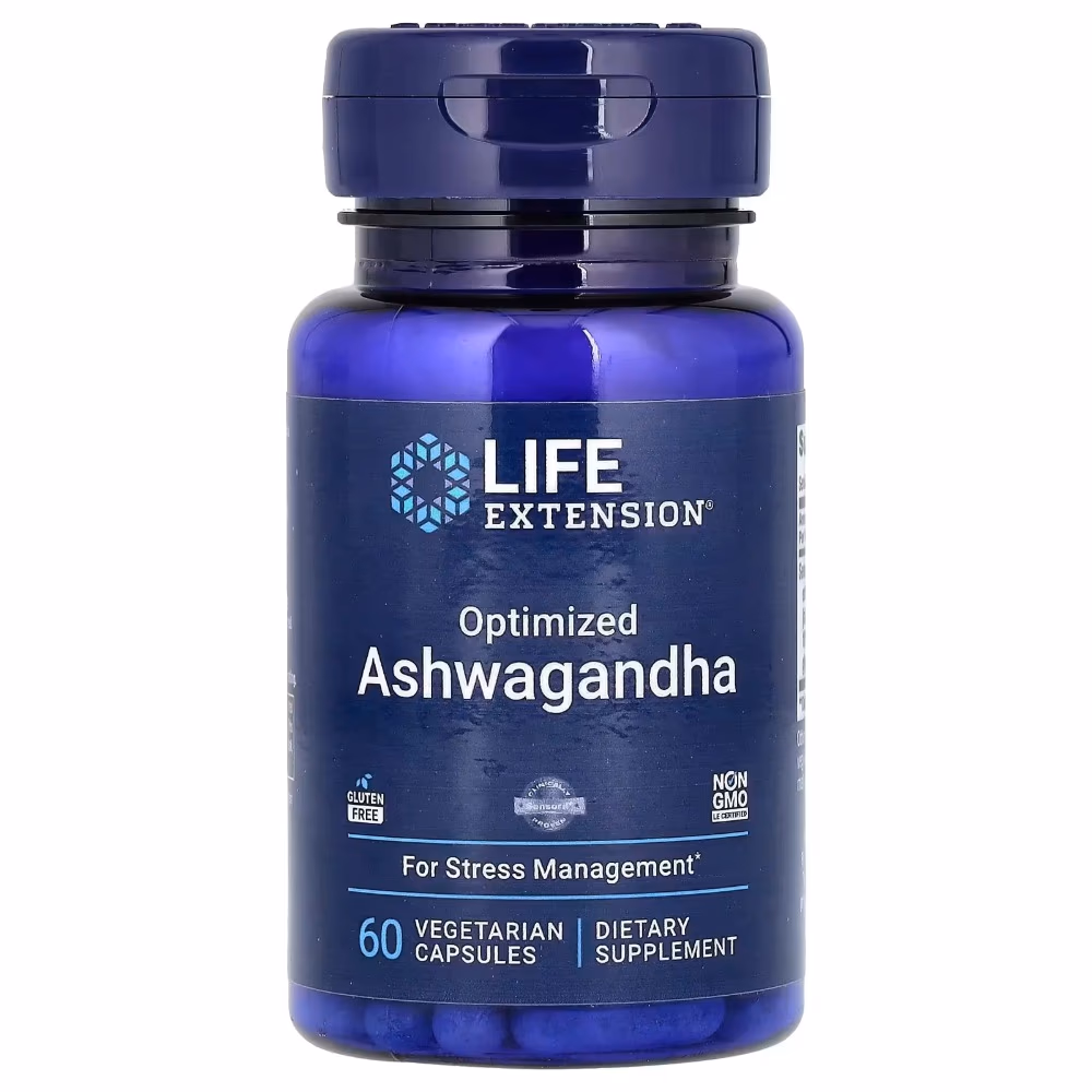 Life Extension Ashwagandha 60 Capsules 1