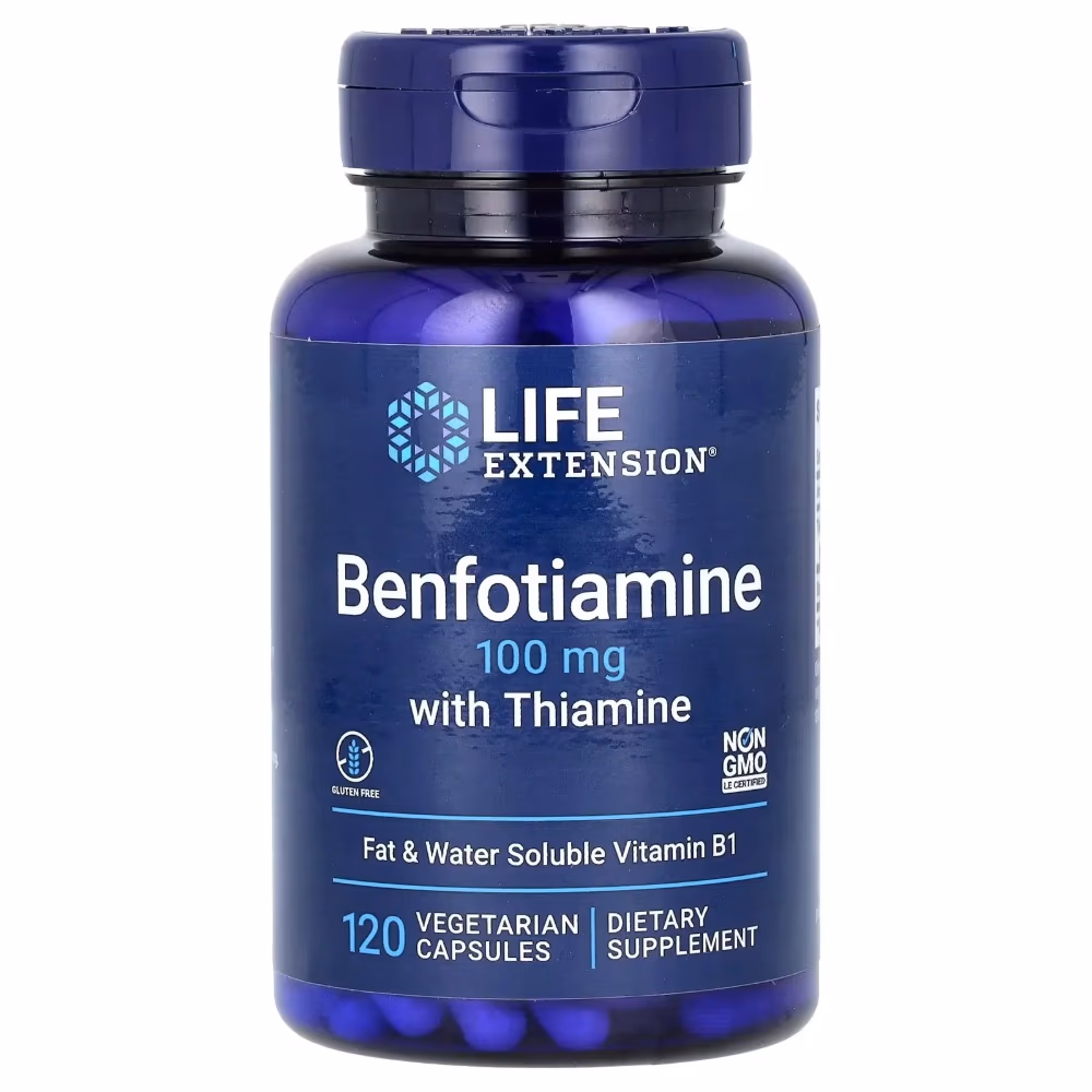 Life Extension Benfotiamine 100mg 120 Veg Caps