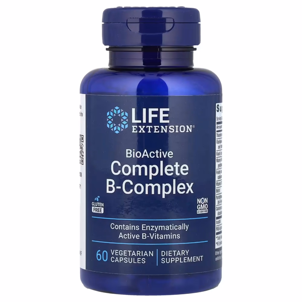 Life Extension BioActive Complete B-Complex V. Cap 60s