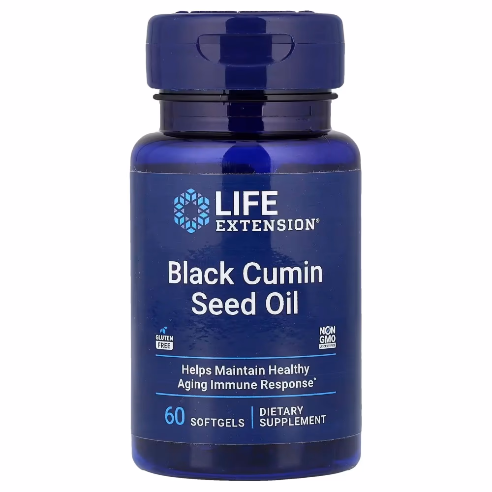Life Extension Black Cumin Seed Oil 60 Softgels 1