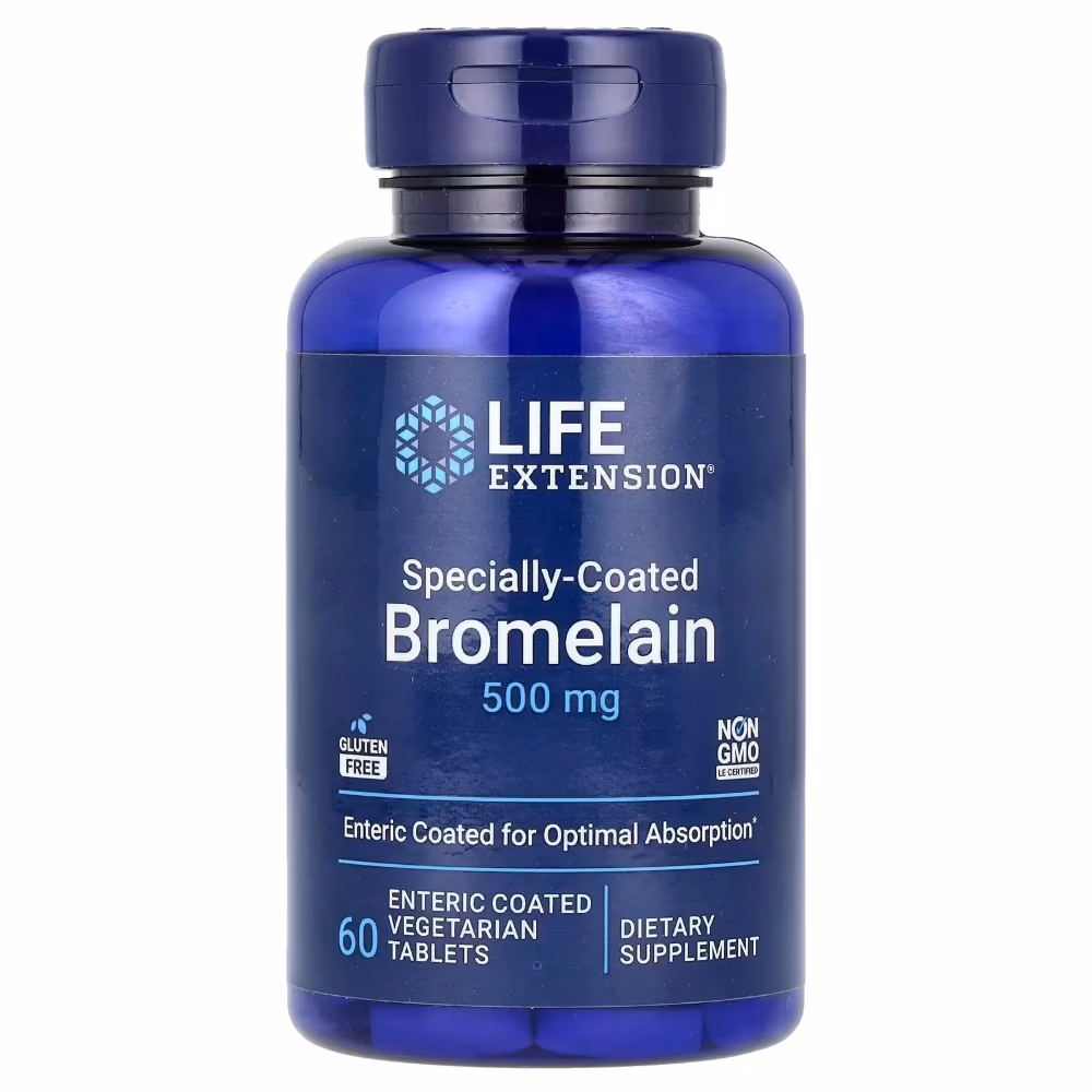 Life Extension Bromelain 500mg 60 Tabs 1