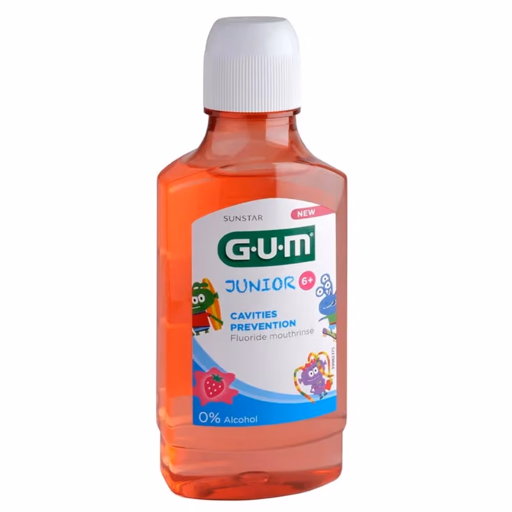GUM Junior 6+ Fluoride Mouthwash 300ml 1