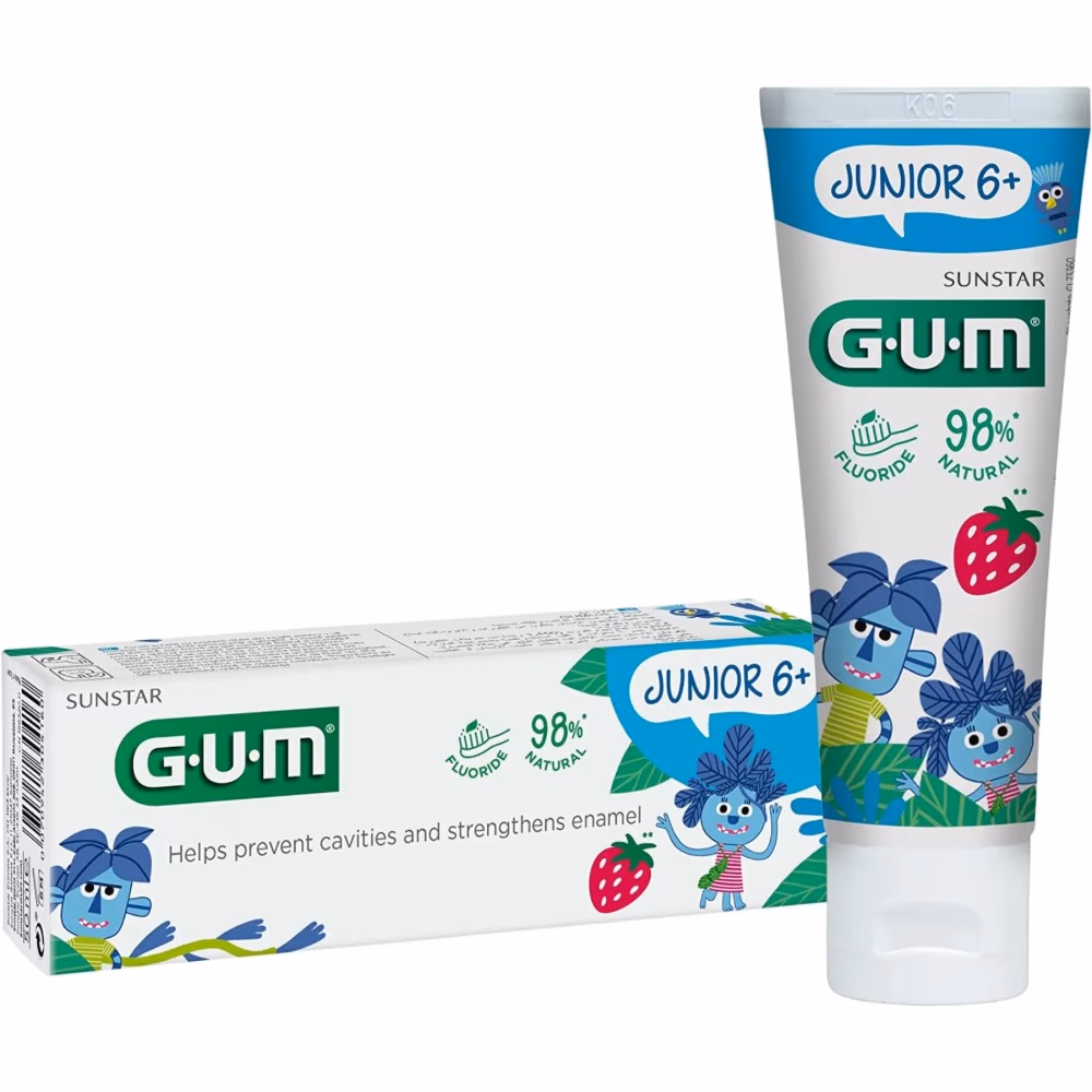 GUM Junior Toothpaste 6+ 50ml
