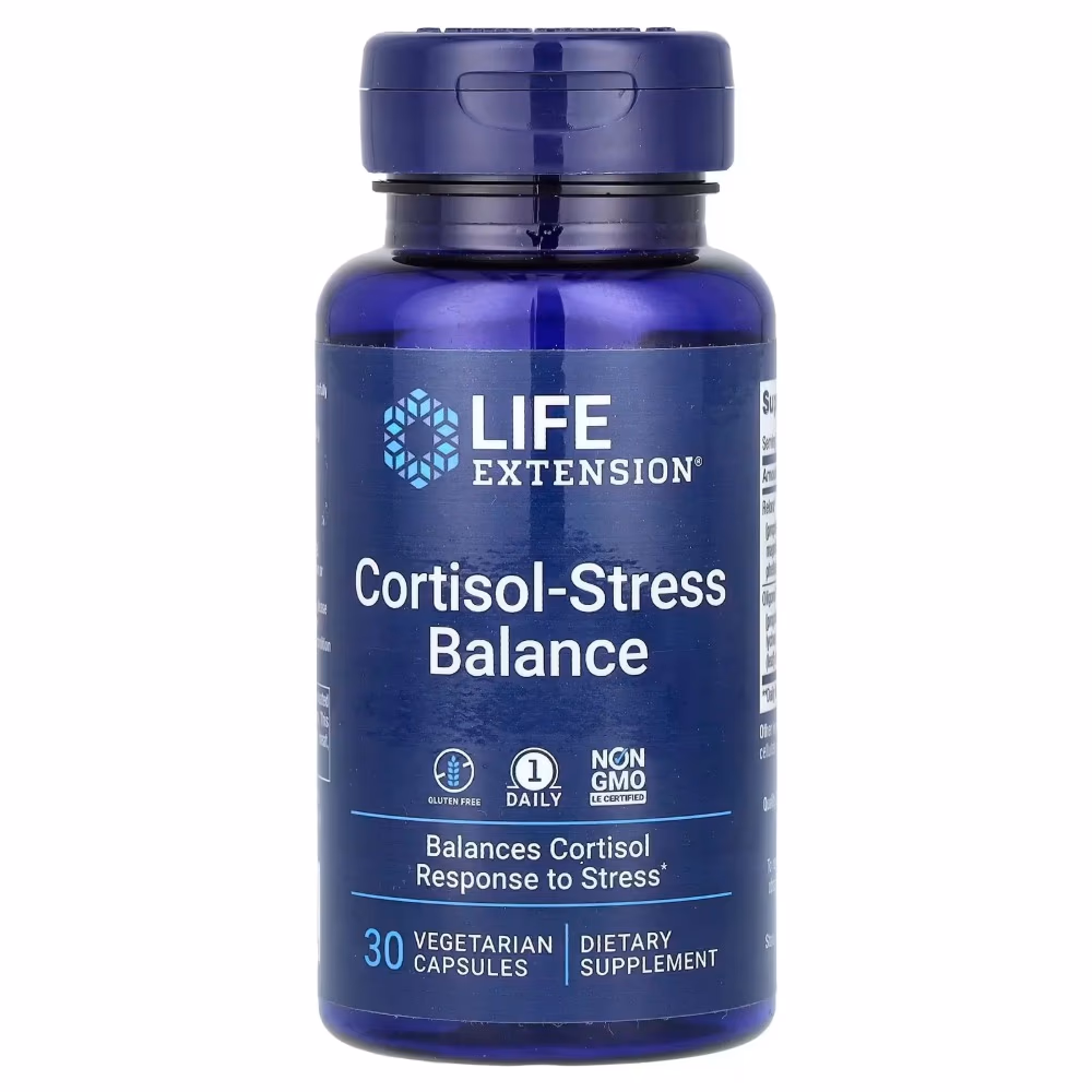 Life Extension Cortisol Stress Balance 30 Veg Caps